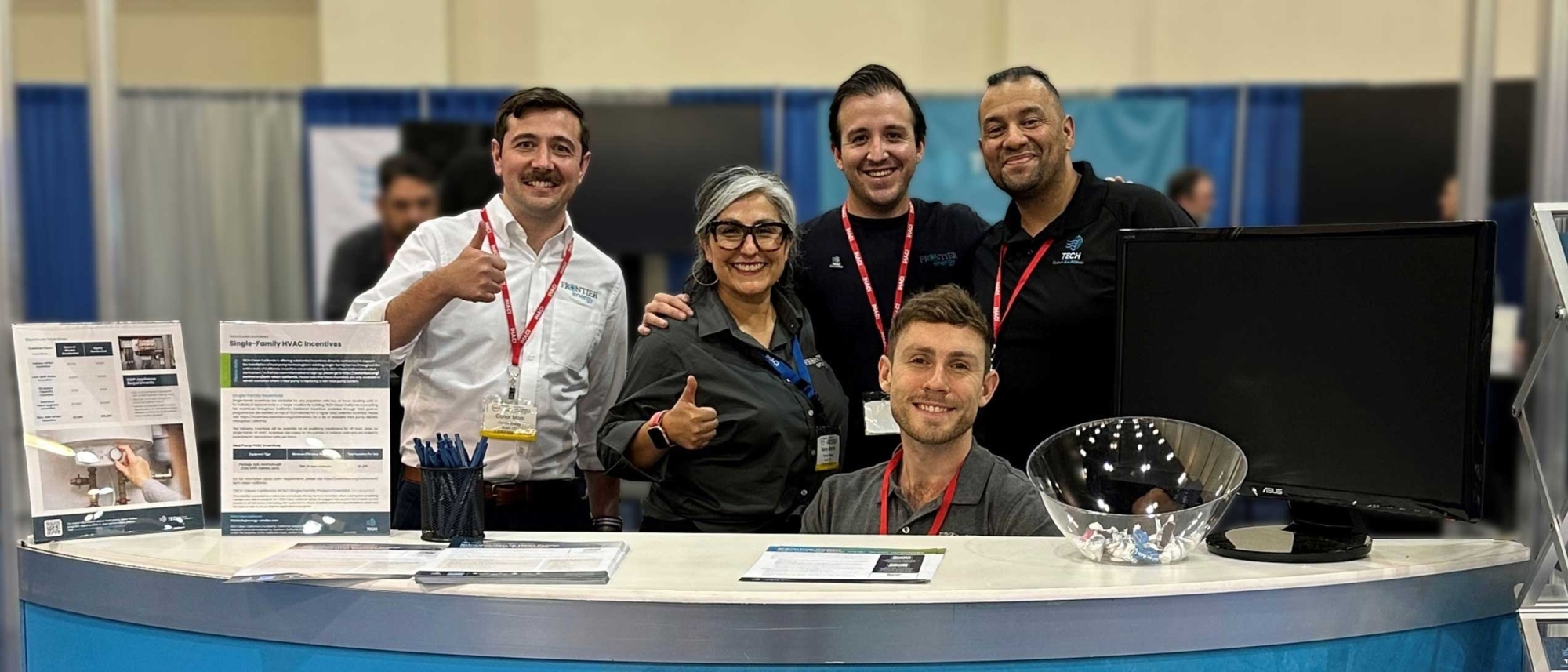 Frontier Energy team at energy efficiency event